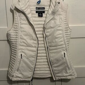 KÜHL Projekt Women’s White Quilted Hooded Vest Size M